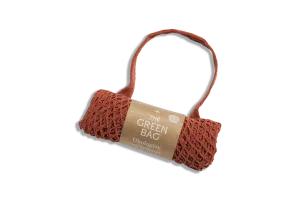 Shopping net of organic cotton - Red