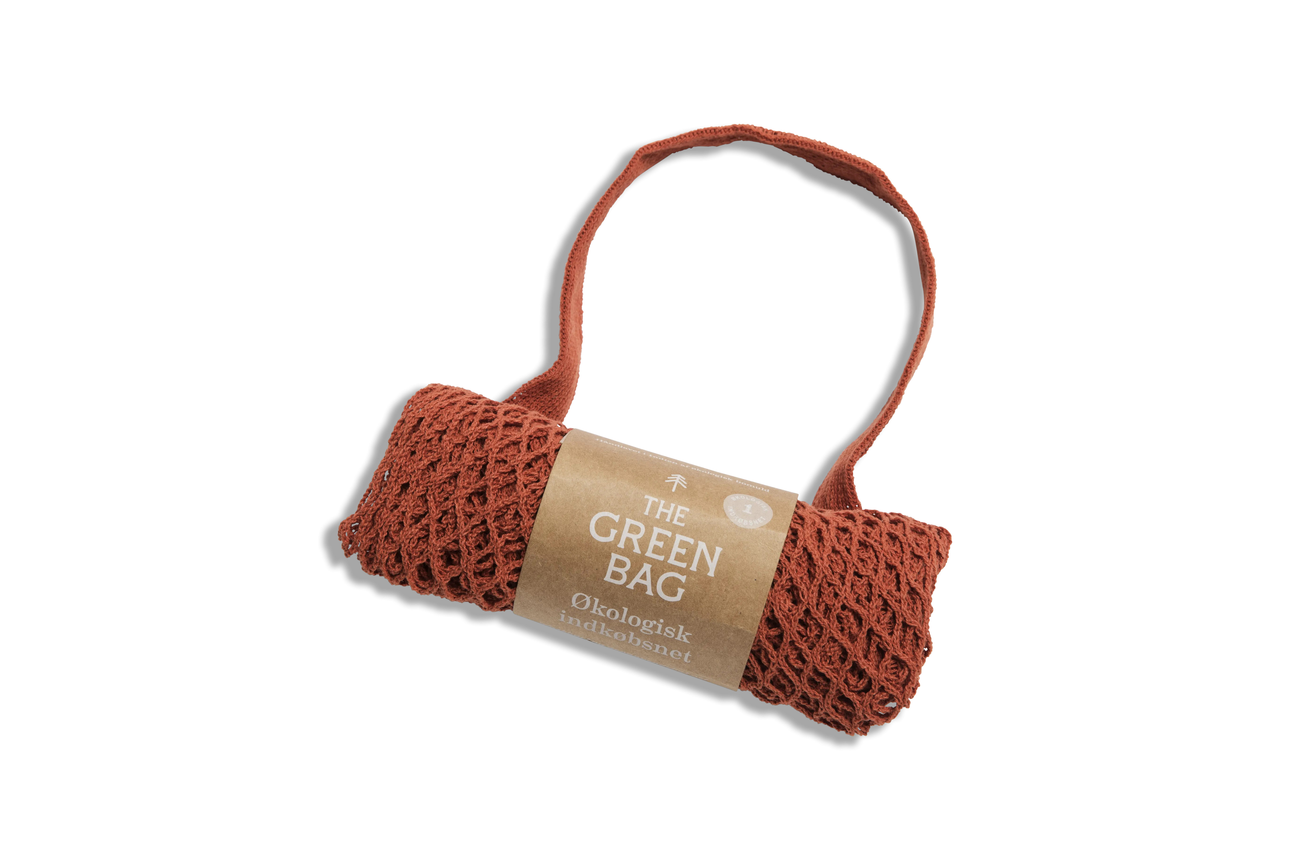 Shopping net of organic cotton - Red