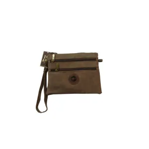 Shoulder Bag Two Zips Kangaroo Badge