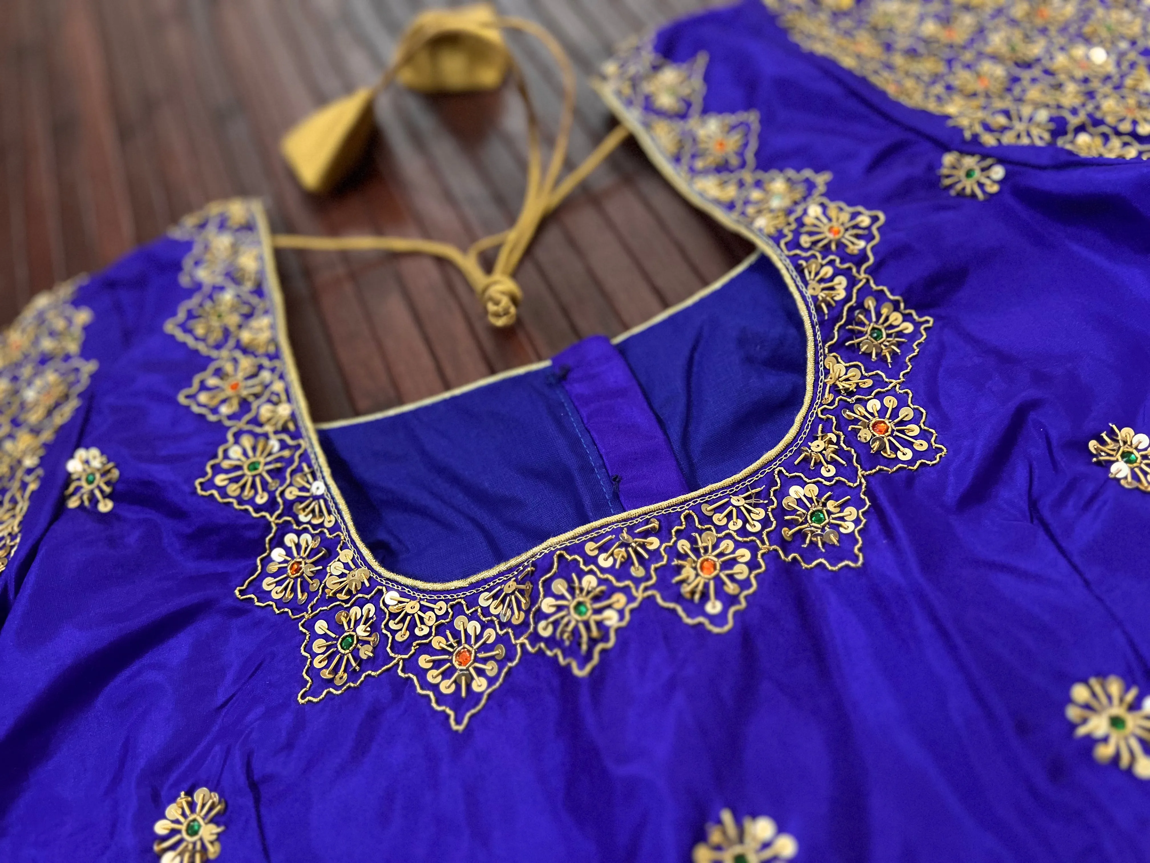 Silk Embroidered Blouse