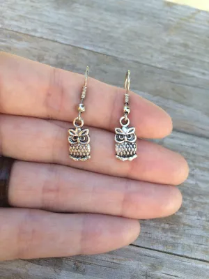 Simple Owl Earrings