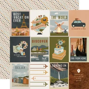 Simple Stories 12x12 [Collection ] - Here & There - 3x4 Elements