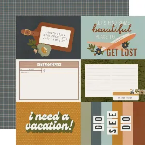 Simple Stories 12x12 [Collection ] - Here & There - 4x6  Elements