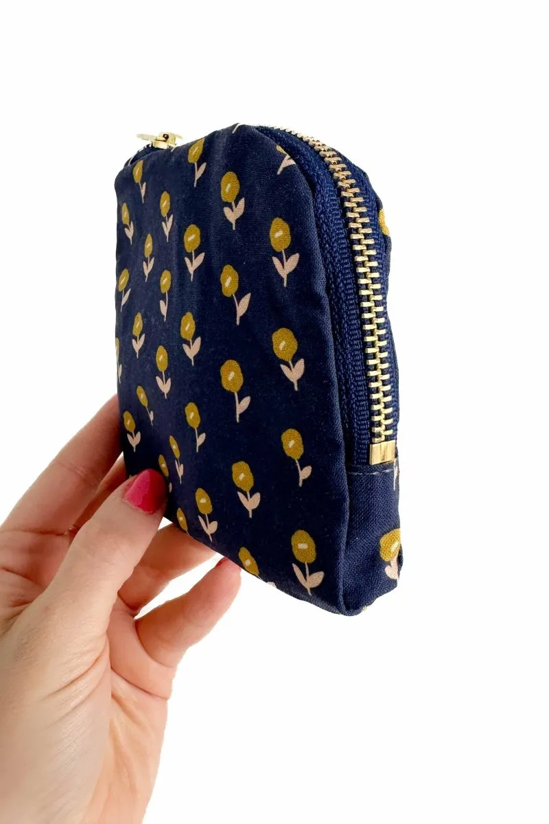 Simply Golden Mini Travel Pouch with Compartments