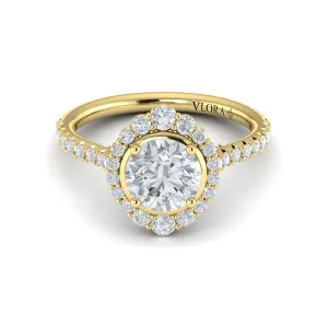 Sincerely, Springer's by Vlora 18K Yellow Gold Engagement Ring Mounting