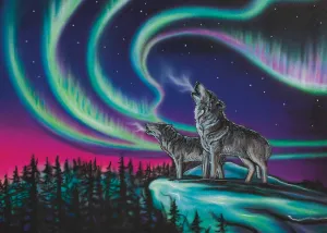 SKY DANCE - WOLF SONG DIAMOND ART KIT