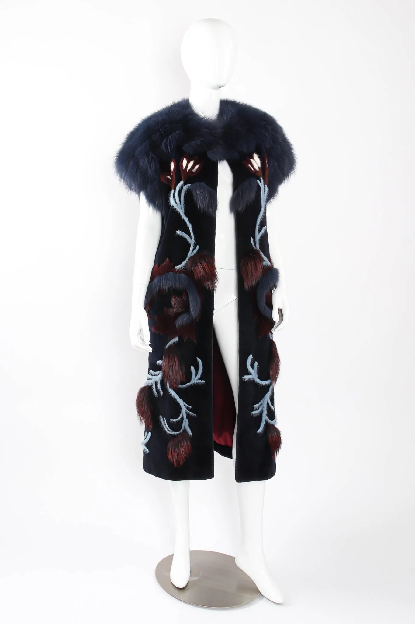 Sleeveless Mink Fur Coat