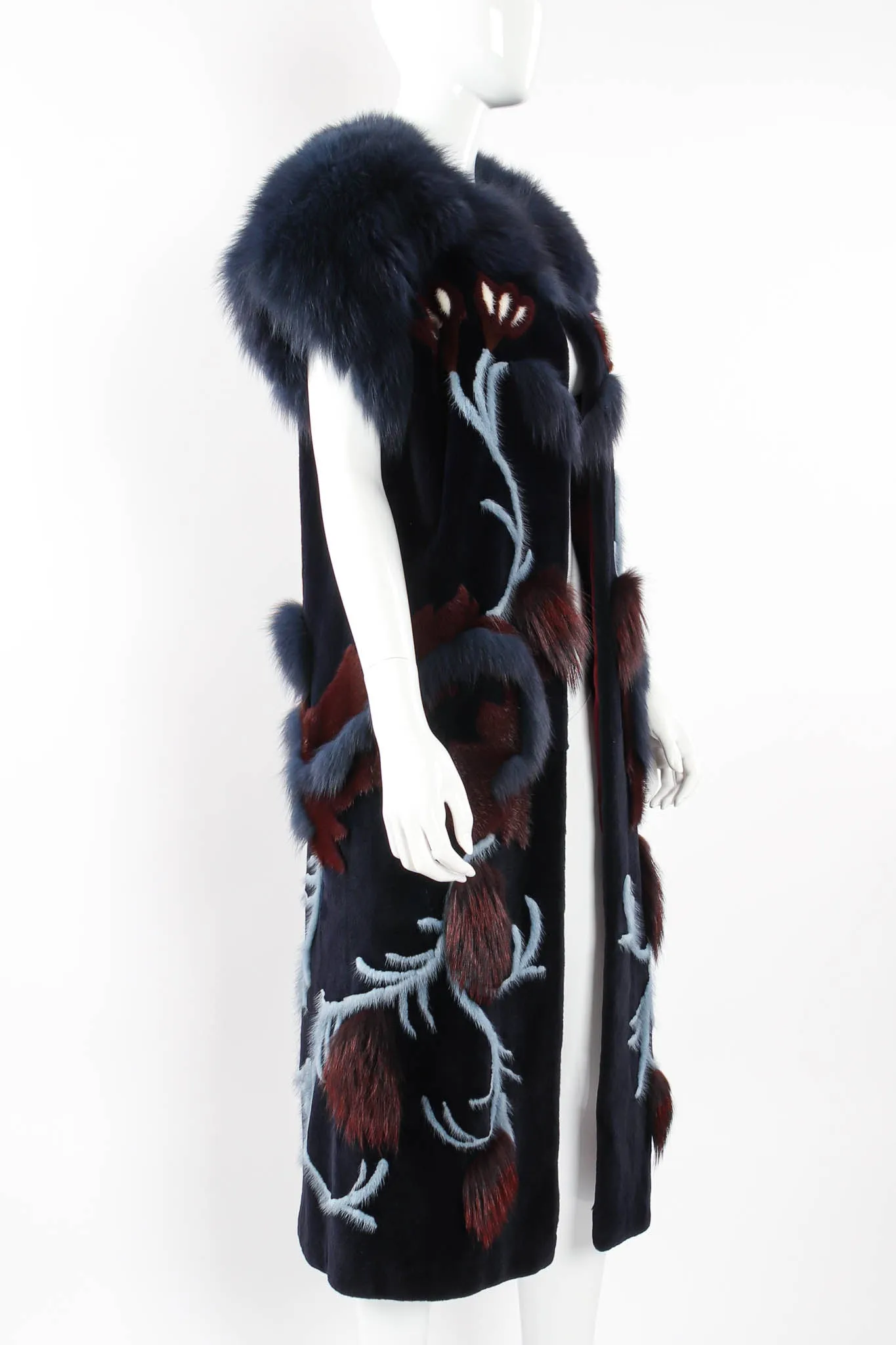 Sleeveless Mink Fur Coat