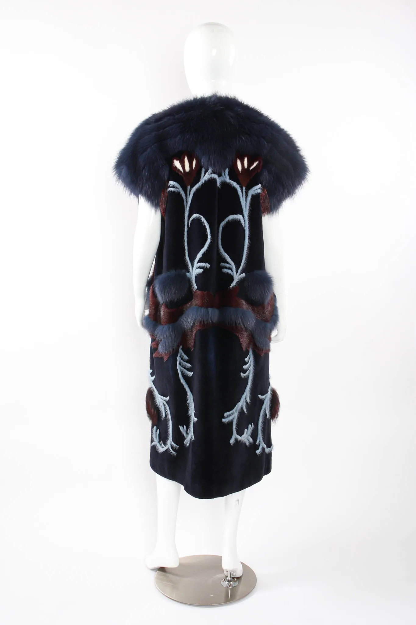 Sleeveless Mink Fur Coat