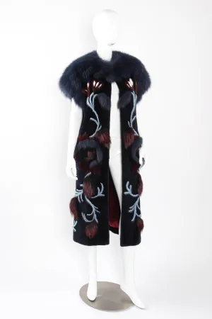 Sleeveless Mink Fur Coat