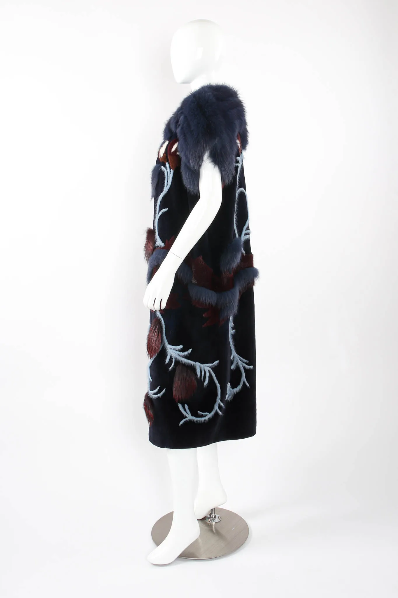 Sleeveless Mink Fur Coat