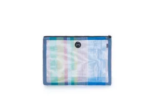 Small Zippered Portfolio - Striped