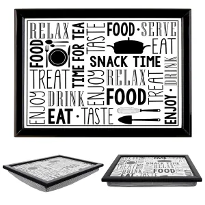 Snack Time Lap Tray With Bean Bag Cushion