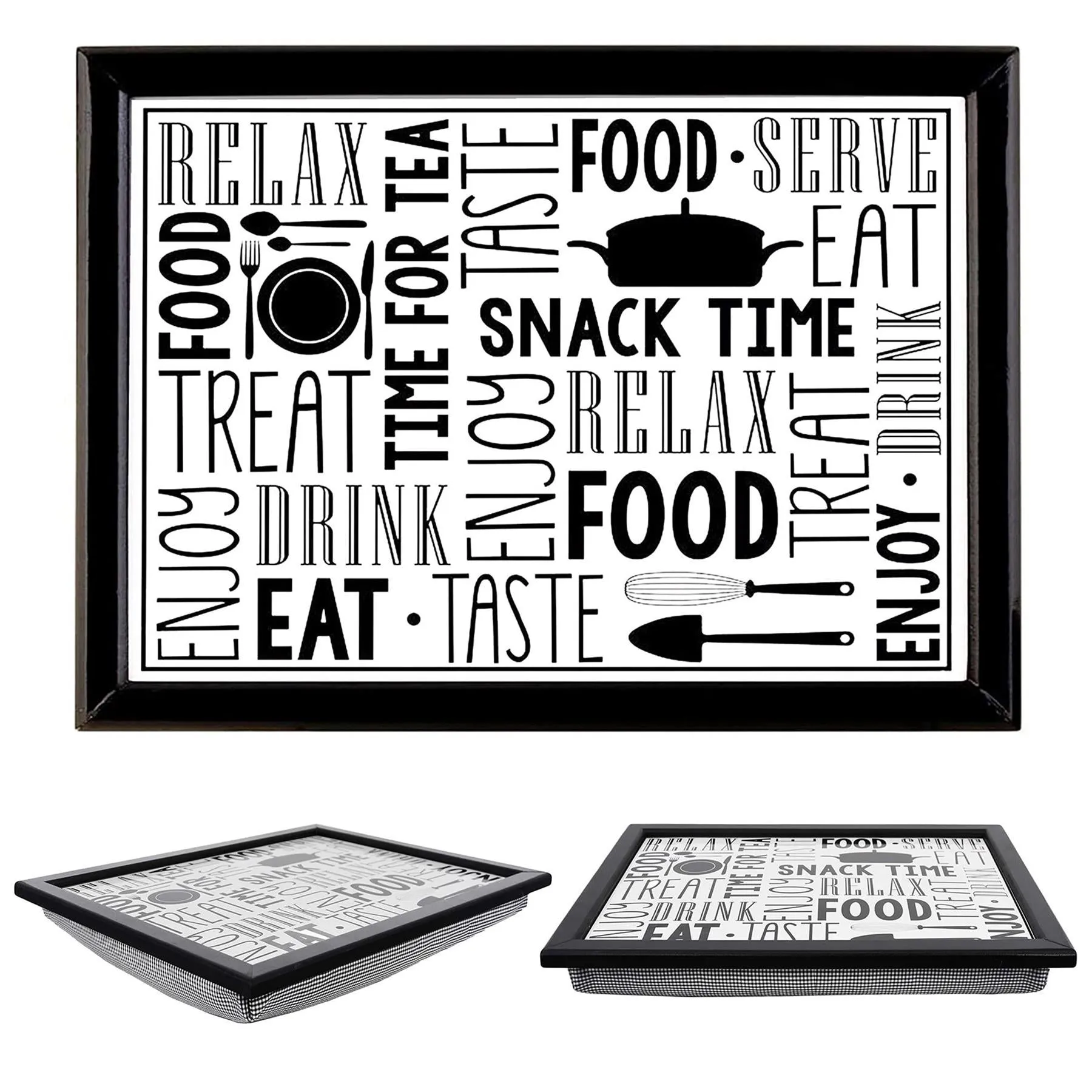 Snack Time Lap Tray With Bean Bag Cushion