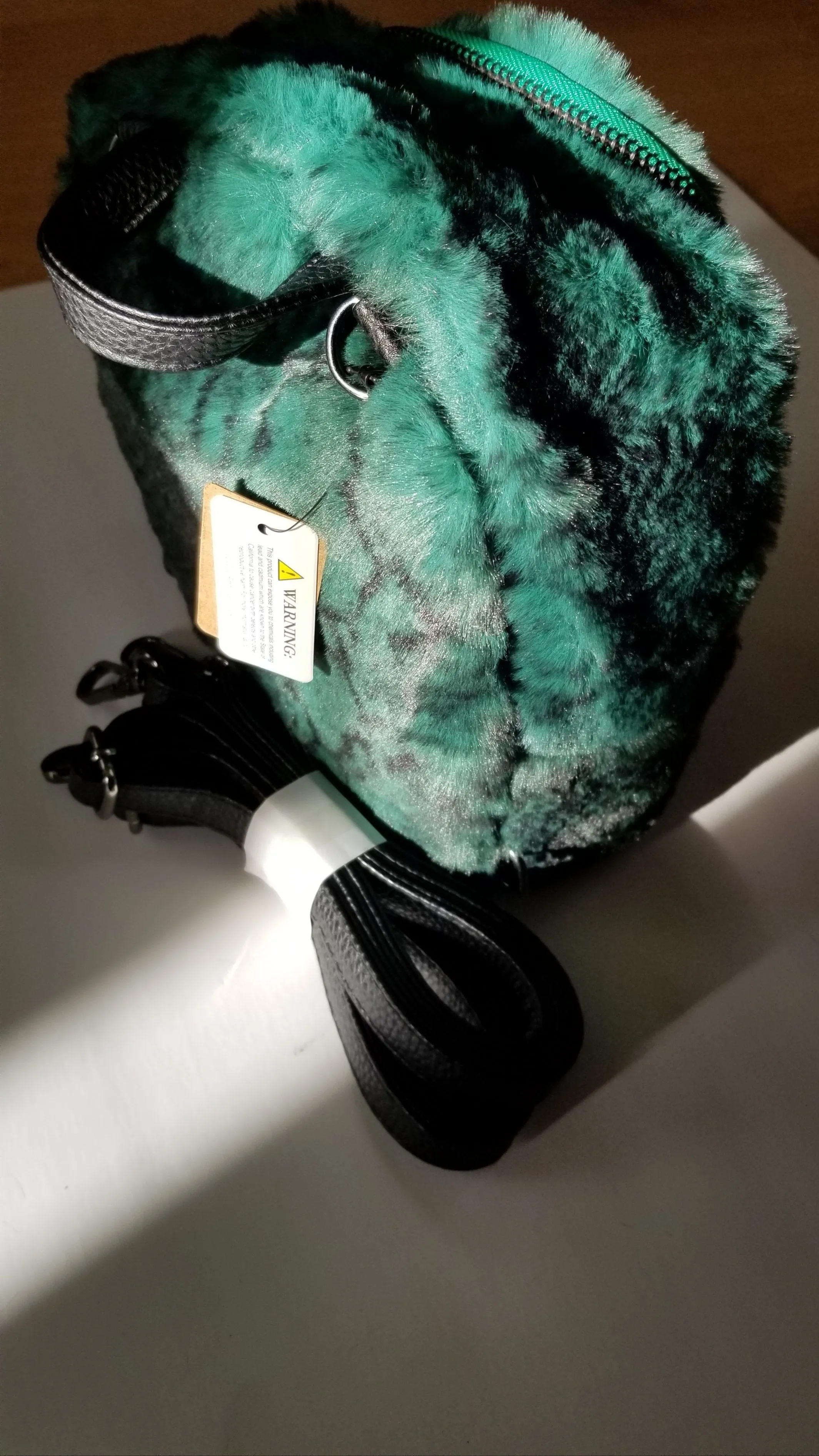Snake Print Mini Backpack