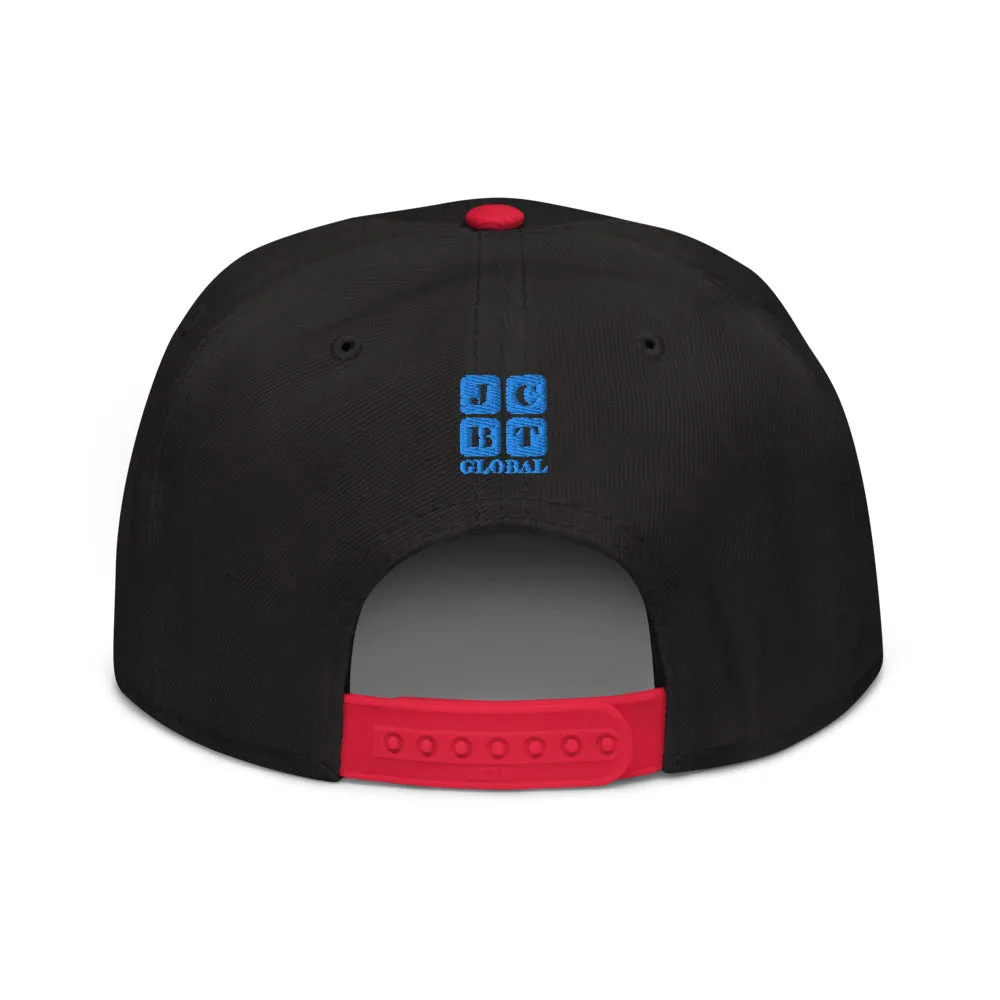 Snapback Hat "1052-0041 Born In The U.S.A. (Blue Logo)"