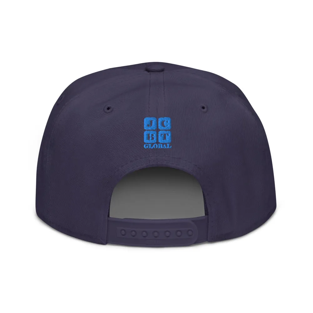 Snapback Hat "1052-0041 Born In The U.S.A. (Blue Logo)"