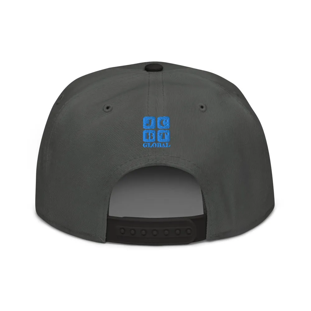 Snapback Hat "1052-0041 Born In The U.S.A. (Blue Logo)"