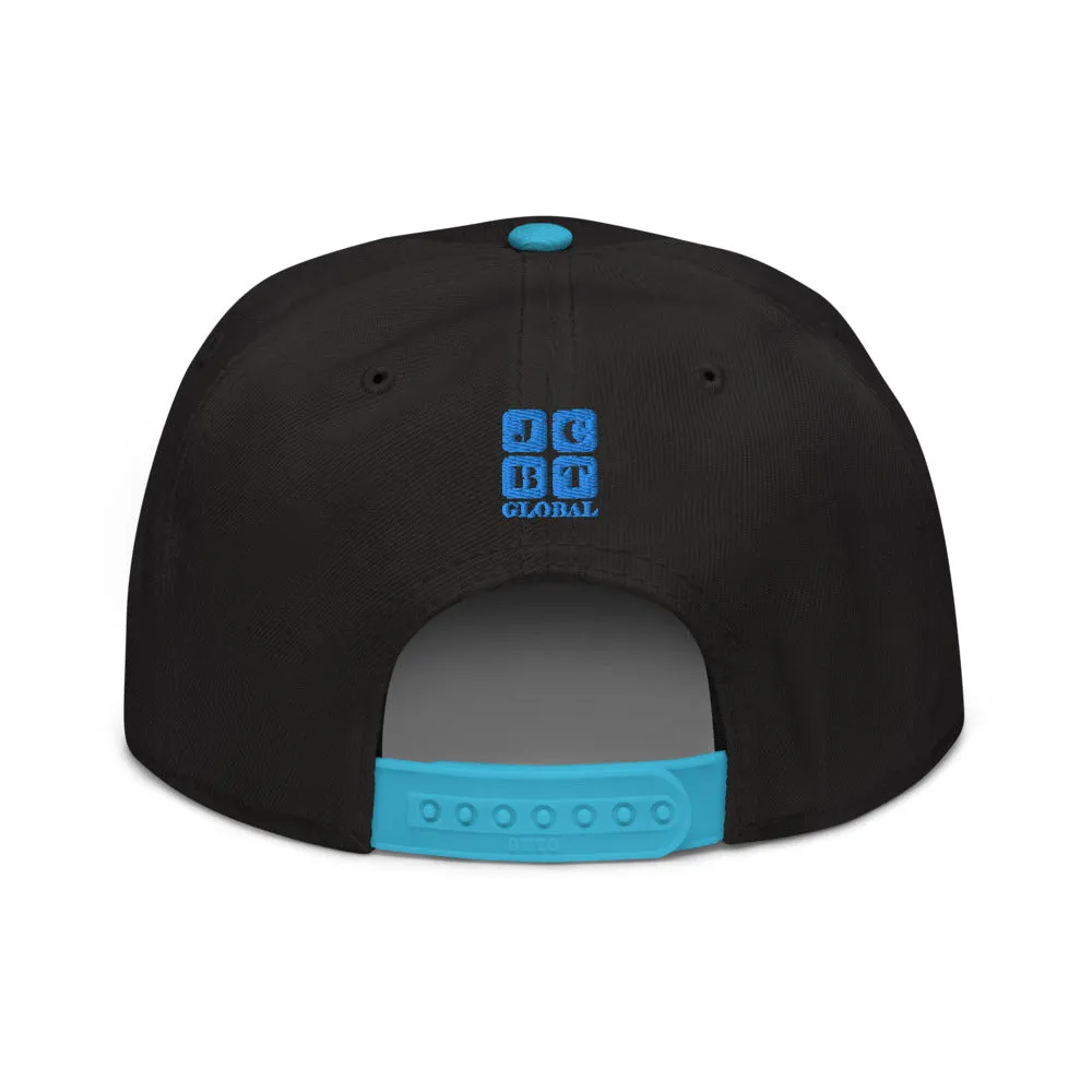 Snapback Hat "1052-0041 Born In The U.S.A. (Blue Logo)"