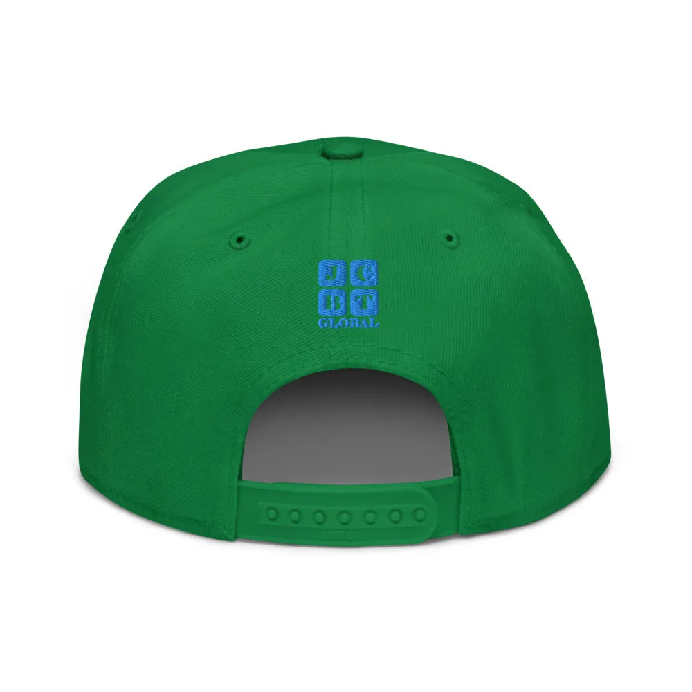Snapback Hat "1052-0041 Born In The U.S.A. (Blue Logo)"