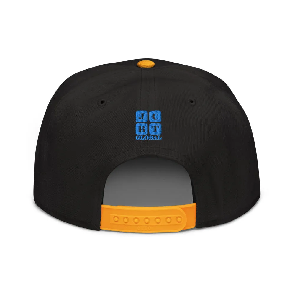 Snapback Hat "1052-0041 Born In The U.S.A. (Blue Logo)"