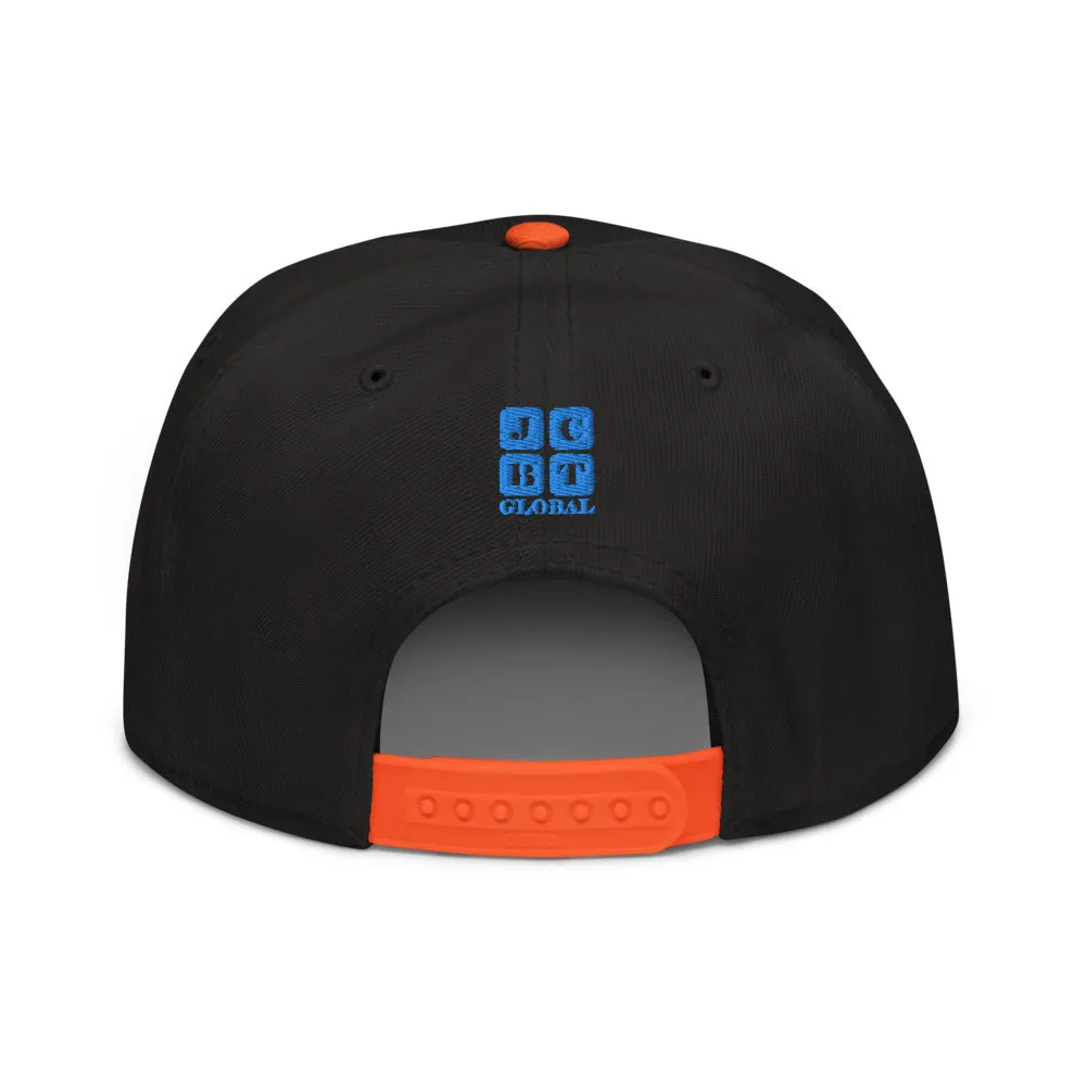 Snapback Hat "1052-0041 Born In The U.S.A. (Blue Logo)"