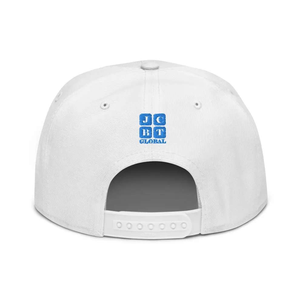 Snapback Hat "1052-0041 Born In The U.S.A. (Blue Logo)"