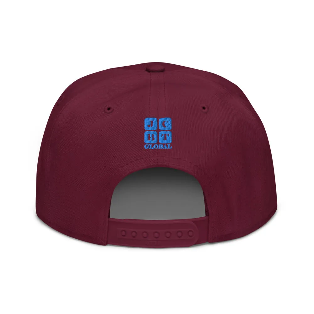 Snapback Hat "1052-0041 Born In The U.S.A. (Blue Logo)"