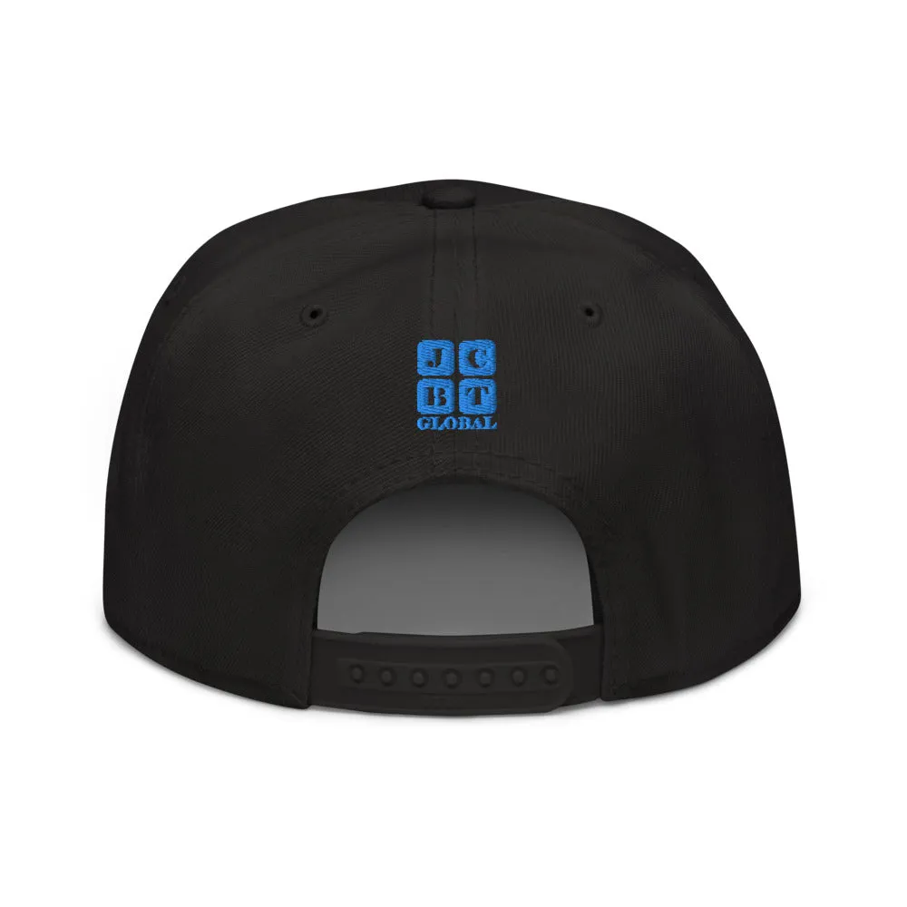 Snapback Hat "1052-0041 Born In The U.S.A. (Blue Logo)"