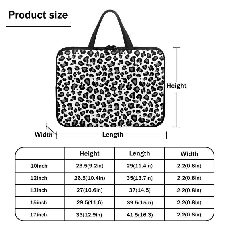 Snow Leopard Laptop Case - Preorder - ETA Early Aug. 2024