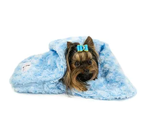 Snuggle Pup Blankets Sleeping  Bag in Tan, Blue, Pink, Grey, Cream and Chocolate