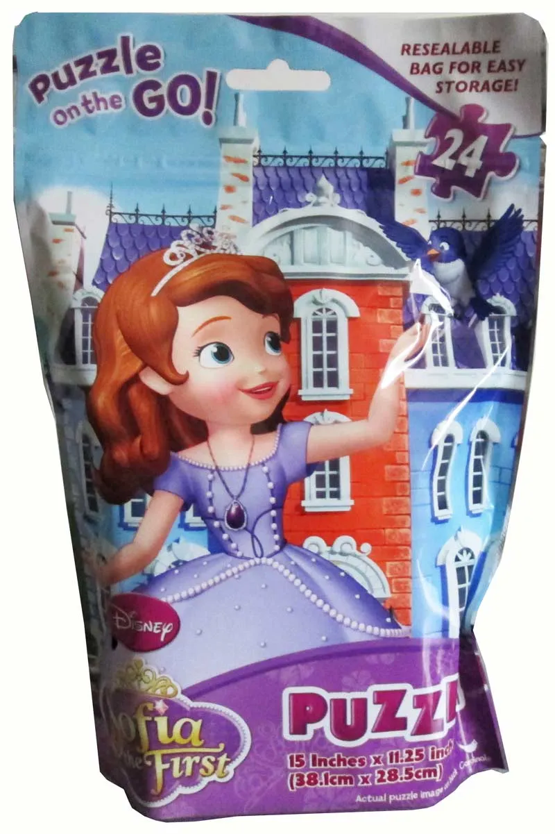 Sofia the First Disney Junior 24 Pc Jigsaw Puzzle on the go