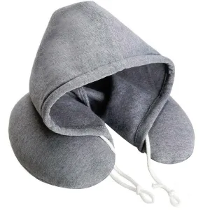 Soft Hooded Neck Travel Pillow