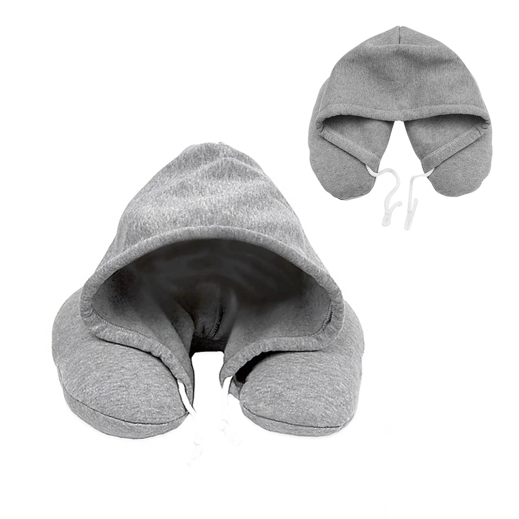 Soft Hooded Neck Travel Pillow