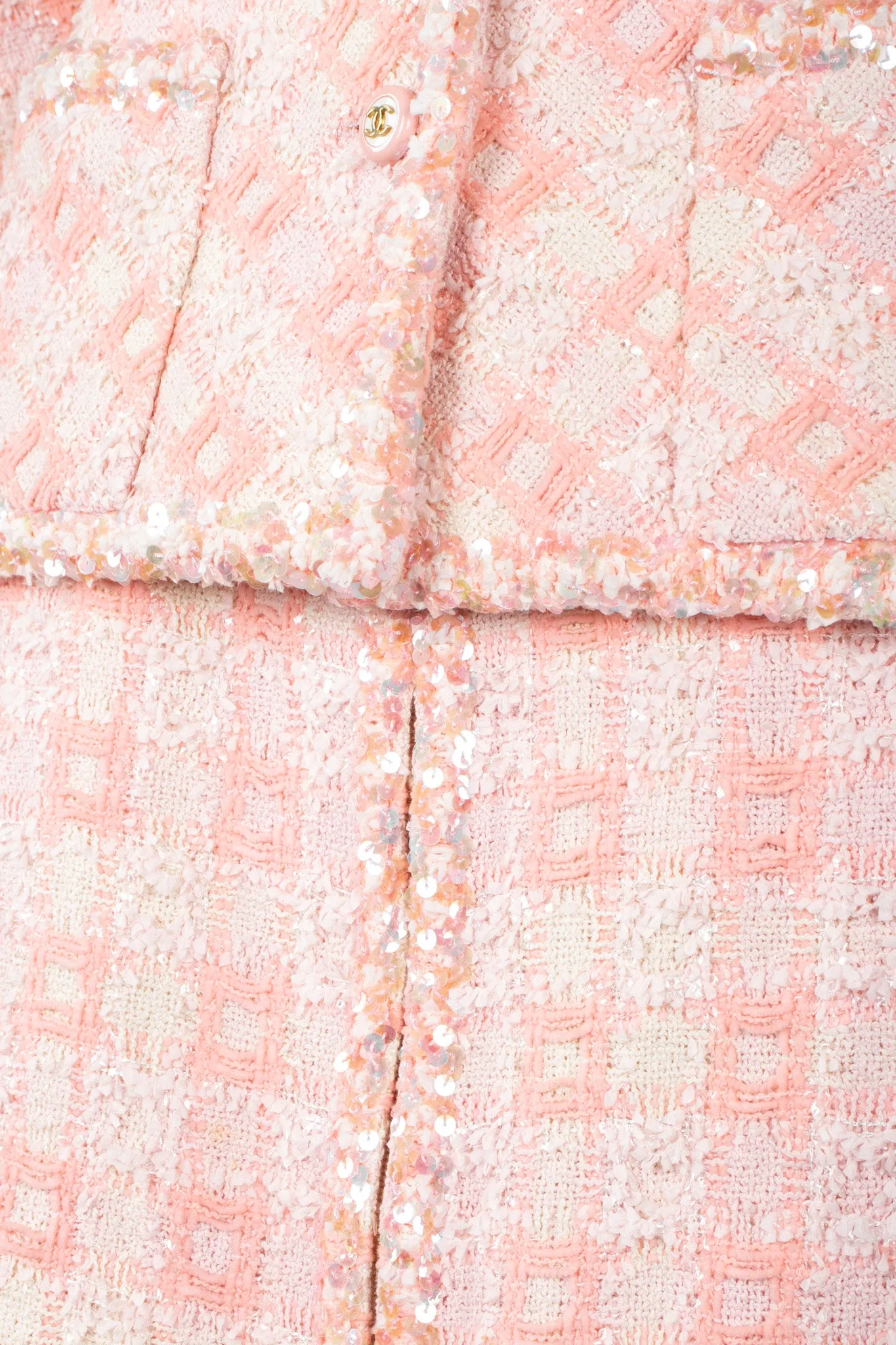 Sparkle Tweed Jacket & Skirt Set