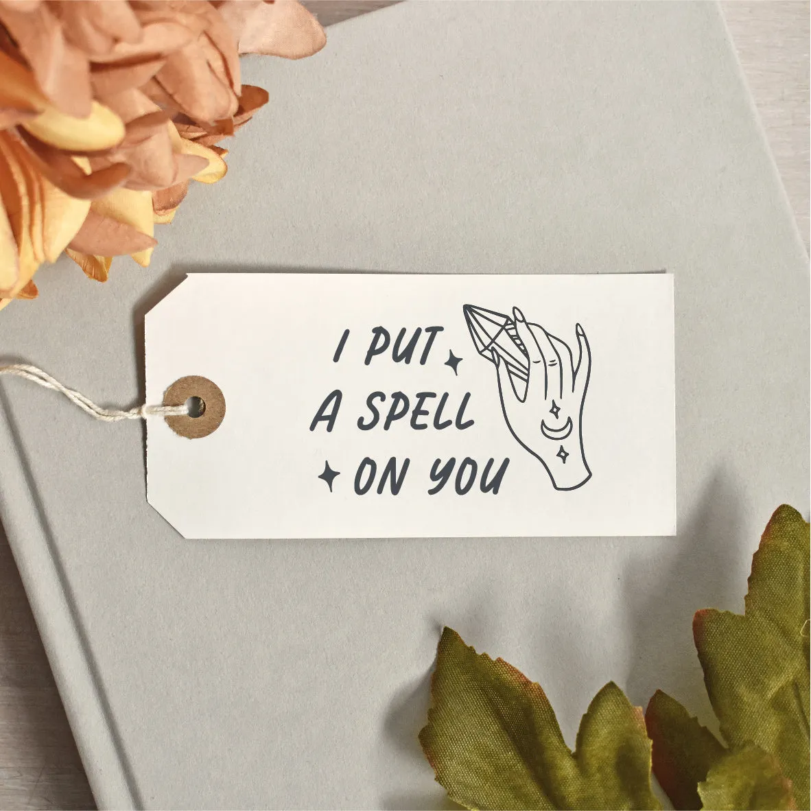 Spell On You Halloween Rubber Stamp