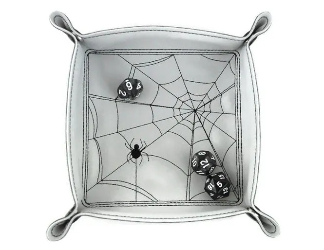 Spider web dice tray