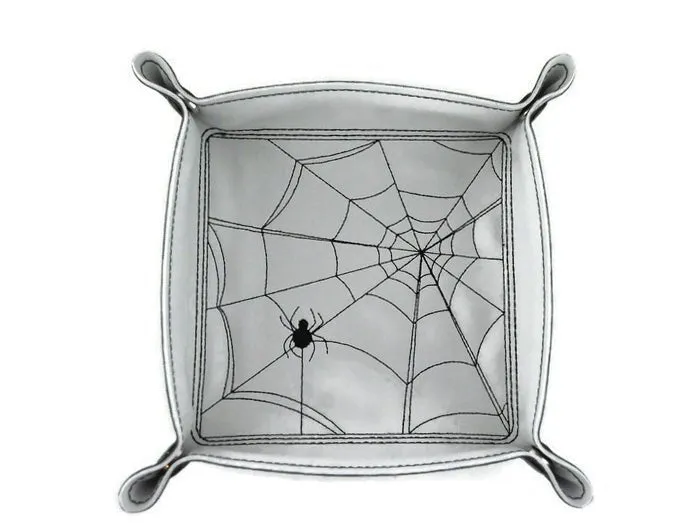 Spider web dice tray