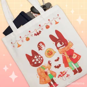 Spooky Town Halloween tote bag