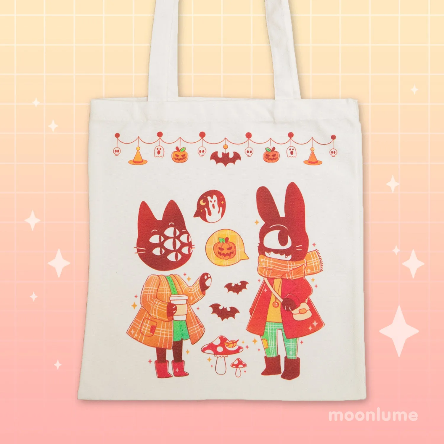 Spooky Town Halloween tote bag