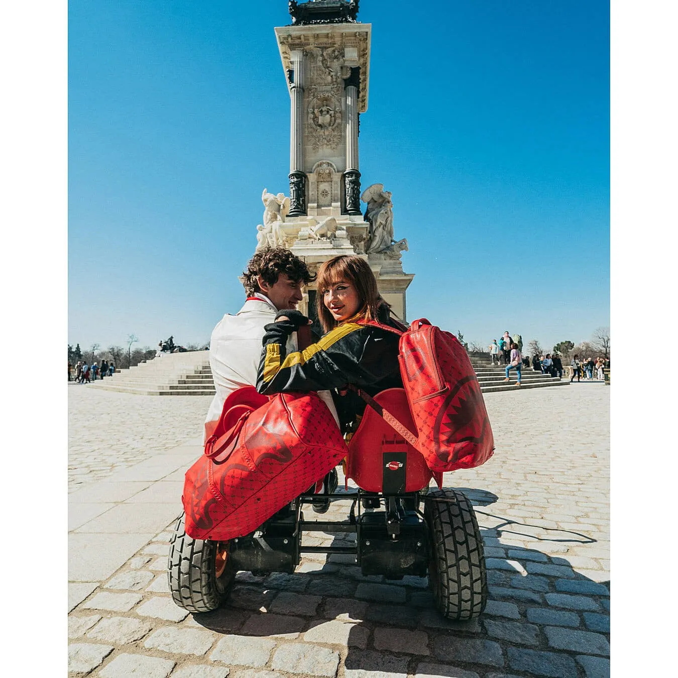 Sprayground Moneygram Brick Backpack Red