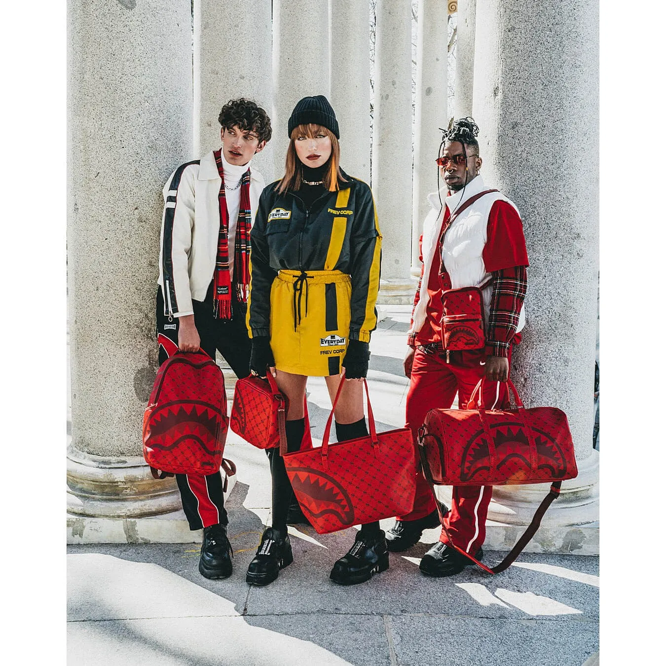 Sprayground Moneygram Brick Backpack Red