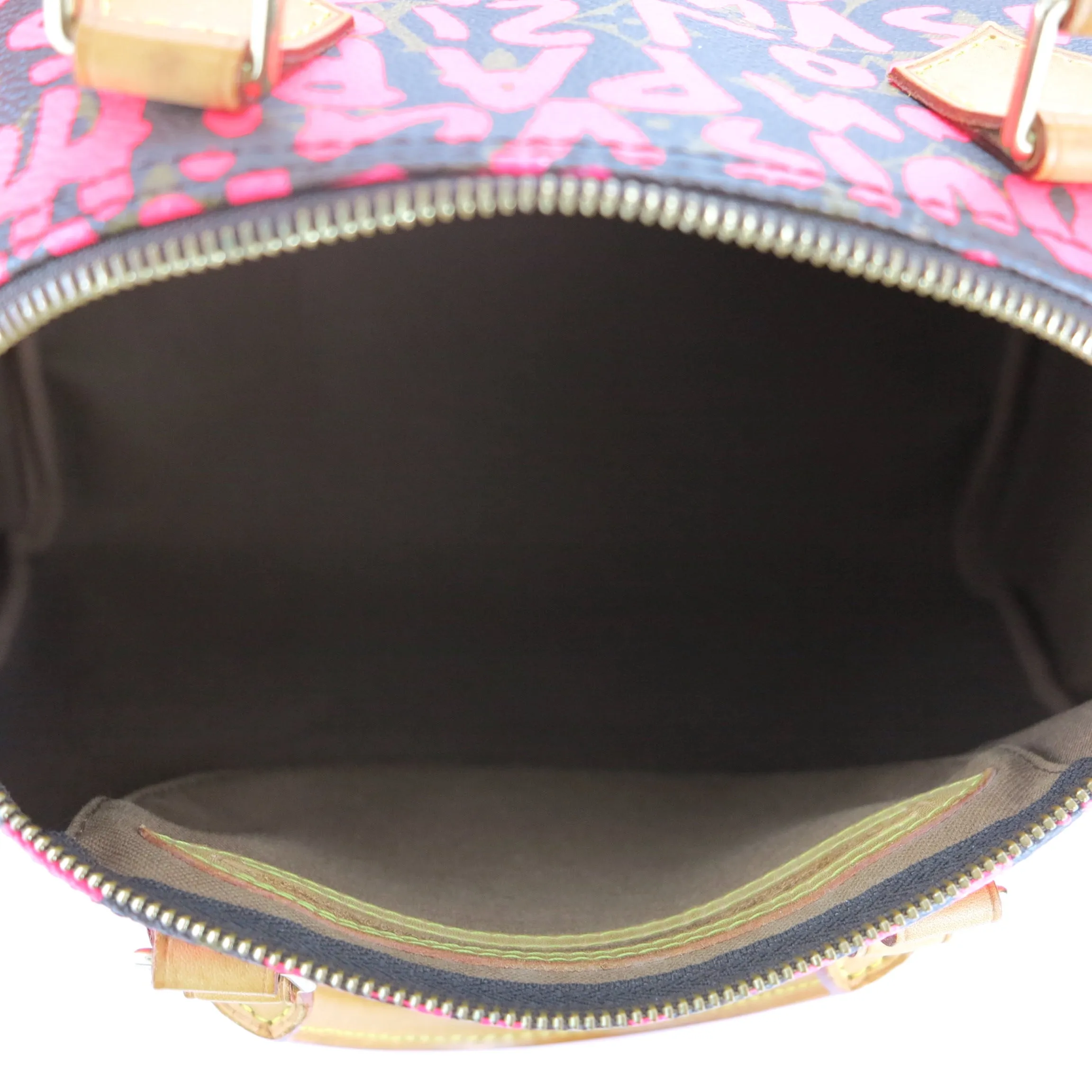 Stephen Sprouse Pink Graffiti Monogram Speedy 35