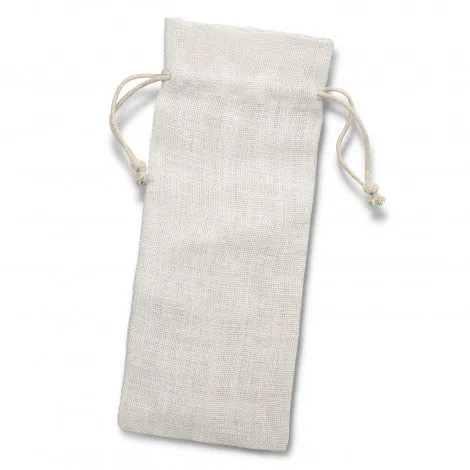 Stock Jute Wine Drawstring Bag(SJB-33T)