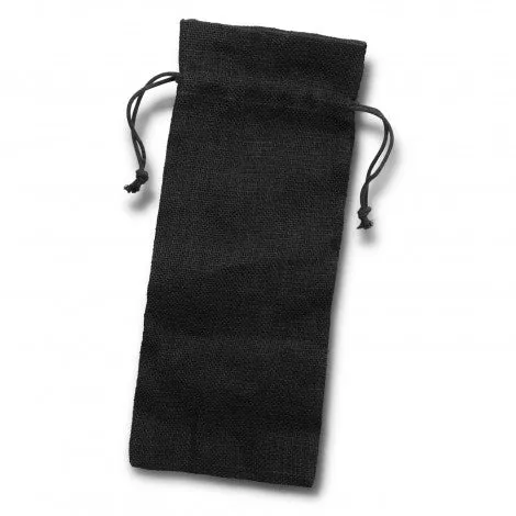 Stock Jute Wine Drawstring Bag(SJB-33T)