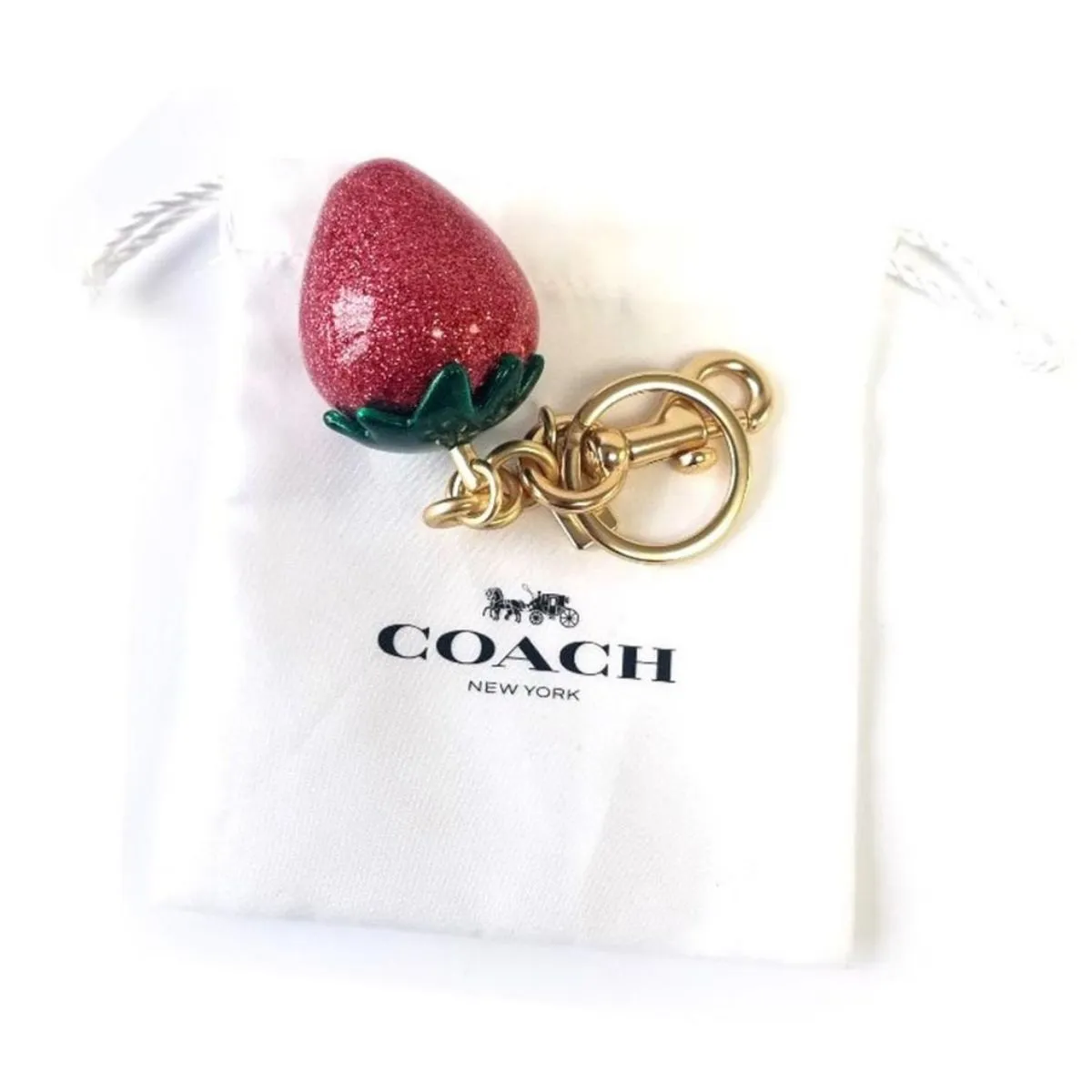 Strawberry Bag Charm