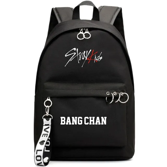 Straykids Member Backpackwith rings and tag