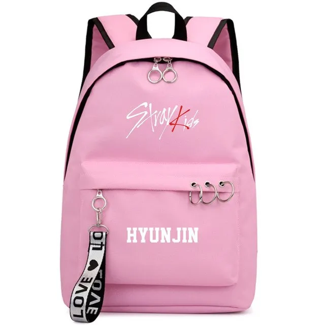 Straykids Member Backpackwith rings and tag