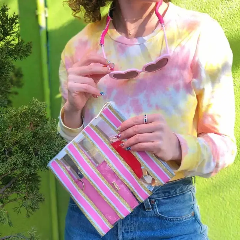 Stripe Here, Stripe Now Everything Pouch