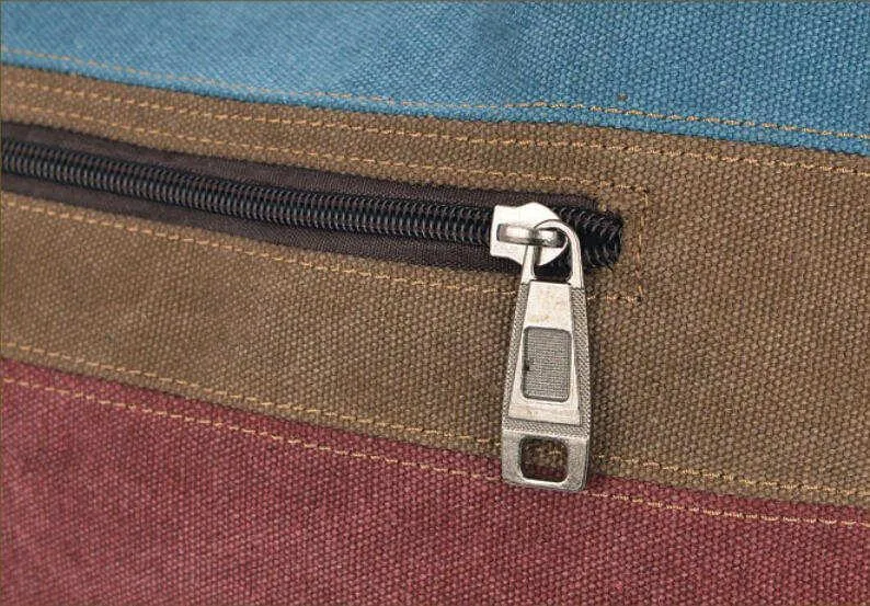 Striped Canvas Bag